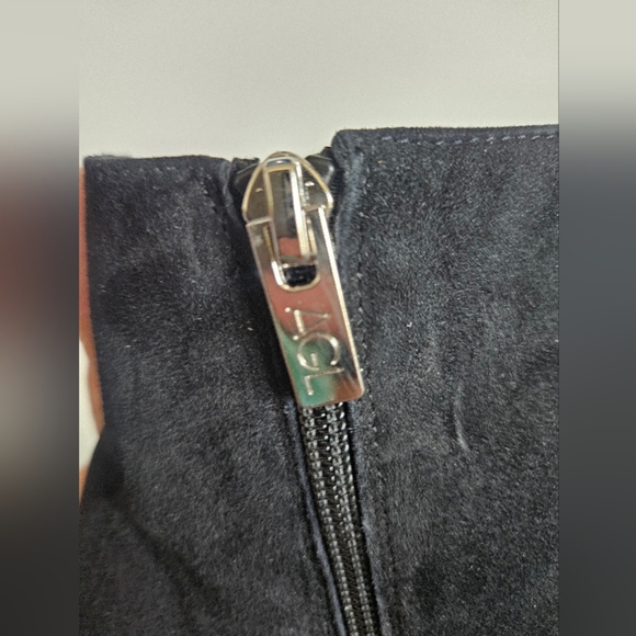 AGL Attilio Giusti Leombruni Black Sueded Leather Pointed Toe Boot 39.5 - Picture 8 of 13